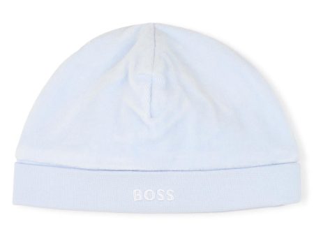 Baby Boys & Girls Blue Cotton Hat For Cheap