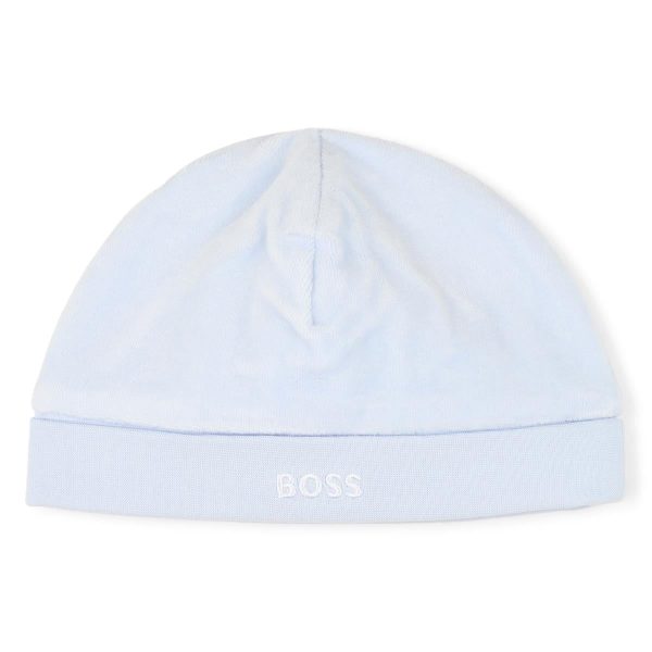 Baby Boys & Girls Blue Cotton Hat For Cheap