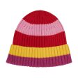 Girls Multicolor Stripes Hat Cheap