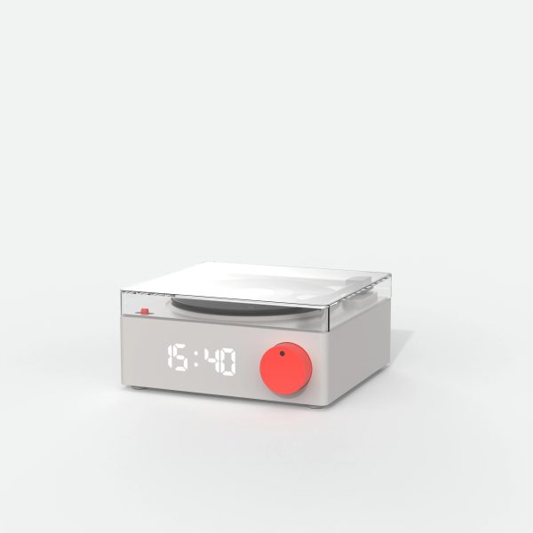 Grey Speaker and Alarm Clock Supply