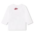 Baby Boys White Logo Cotton T-Shirt Online