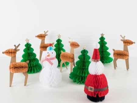 Honeycomb Christmas Characters Supply