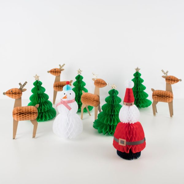 Honeycomb Christmas Characters Supply