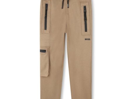 Boys Beige Trousers on Sale