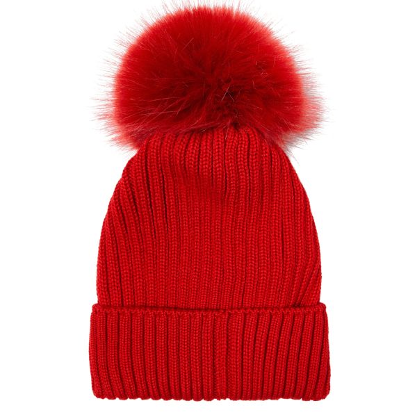 Boys & Girls Red Wool Hat Sale