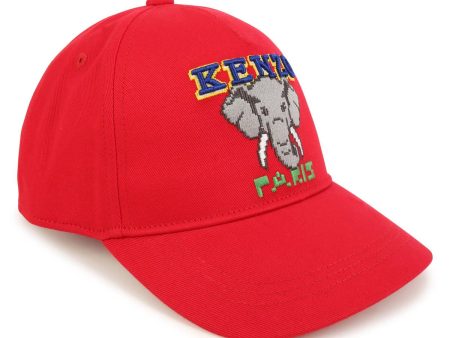 Boys Red Logo Cap For Cheap