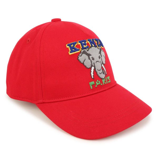 Boys Red Logo Cap For Cheap