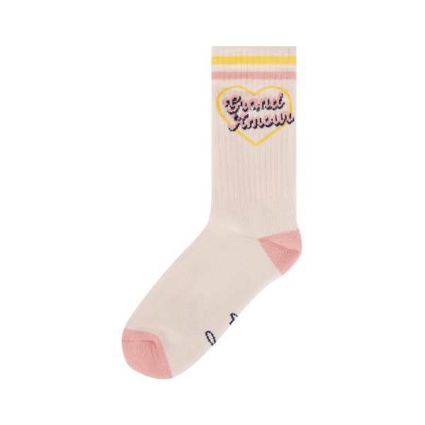 Girls Light Pink Cotton Socks(2 Pack) Hot on Sale