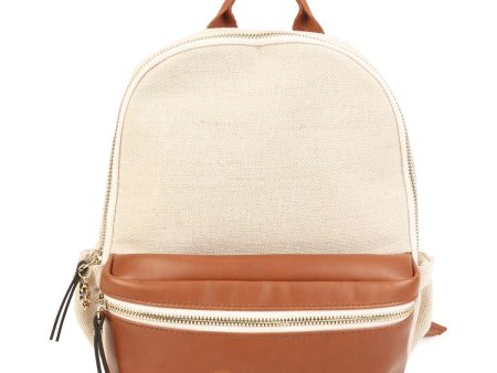 Girls Beige Logo Backpack(27x22x8,5cm) Online