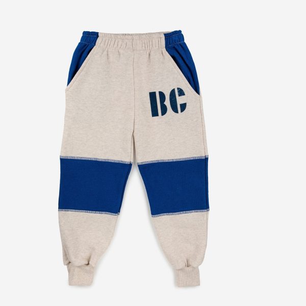 Boys & Girls Beige Logo Cotton Trousers For Discount