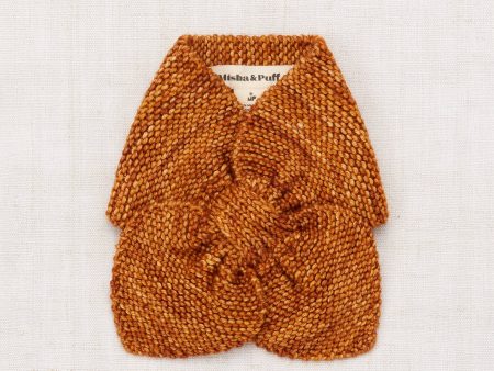 Girls Caramel Wool Scarf on Sale