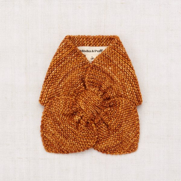 Girls Caramel Wool Scarf on Sale