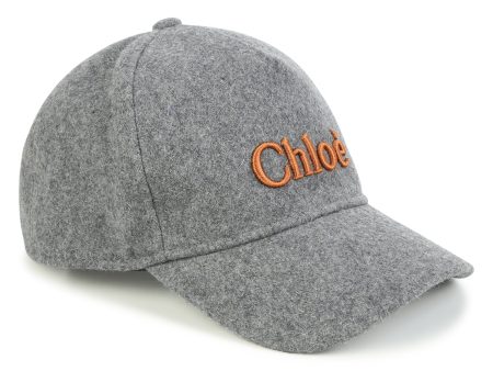 Girls Grey Logo Cap on Sale