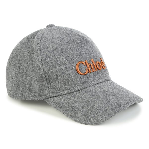 Girls Grey Logo Cap on Sale