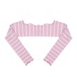 Girls Pink Stripes Shoulder Warmer on Sale