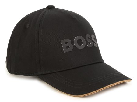 Boys Black Logo Cap Supply