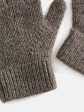 Boys Brown Cashmere Gloves For Discount