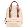 Girls White Logo Sherpa Fleece Backpack(36cm) Sale