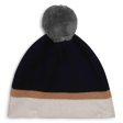 Girls Navy Logo Knit Hat For Cheap