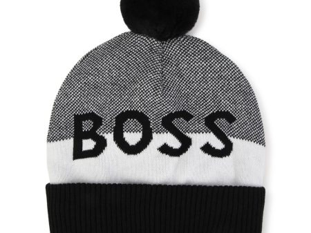 Boys Black Logo Hat on Sale