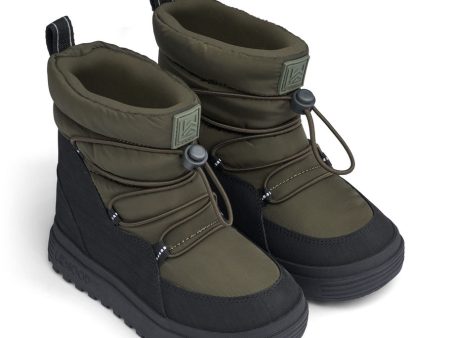 Boys & Girls Army Green Boots Discount