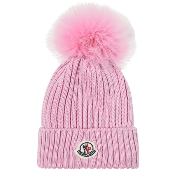 Girls Pink Wool Hat Cheap