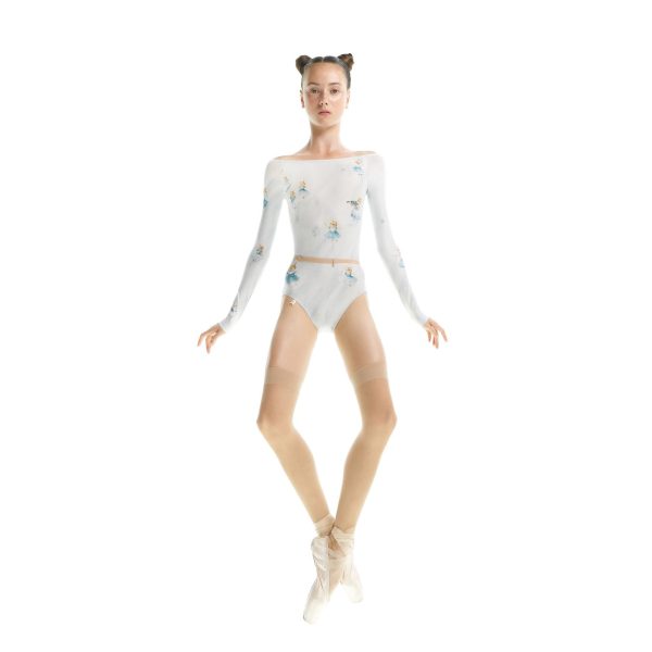 Girls Blue Mouse Long Sleeves Ballet Onesies Sale