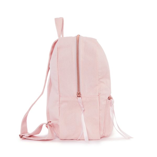 Girls Pink Logo Ballet Backpack Online Hot Sale