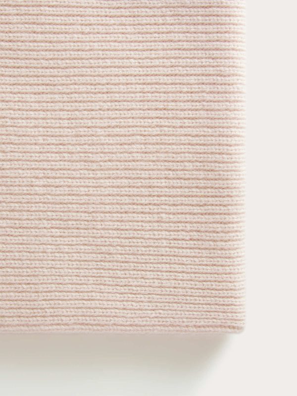 Girls Light Pink Cashmere Scarf Cheap