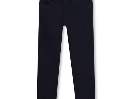 Boys Navy Denim Trousers Hot on Sale