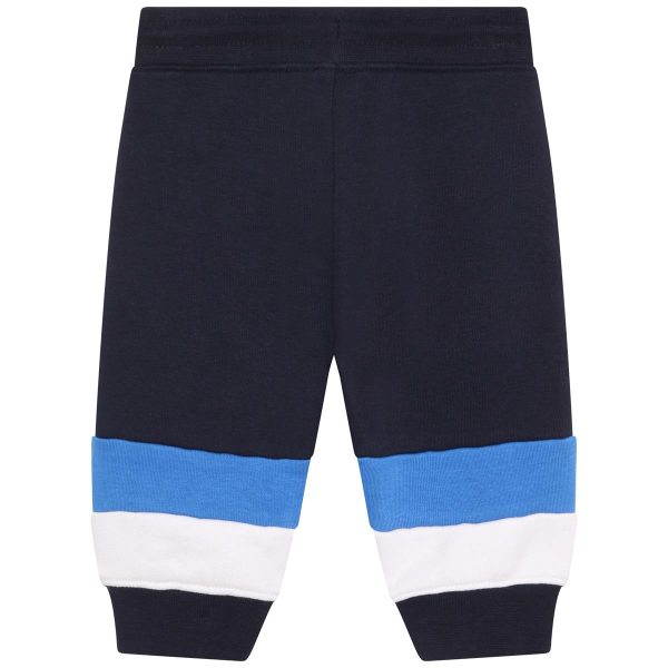 Baby Boys Blue Cotton Trousers Online now