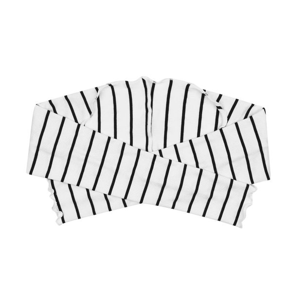 Girls White Stripes Shoulder Warmer Online Sale