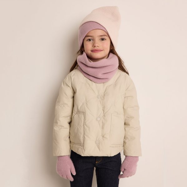 Girls Light Pink Cashmere Hat Supply