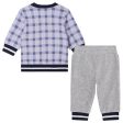 Baby Boys Blue Check Set Online Hot Sale