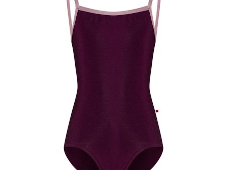 Girls Wine Red Ballet Onesies Fashion