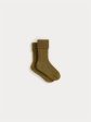 Boys & Girls Olive Cotton Socks Hot on Sale