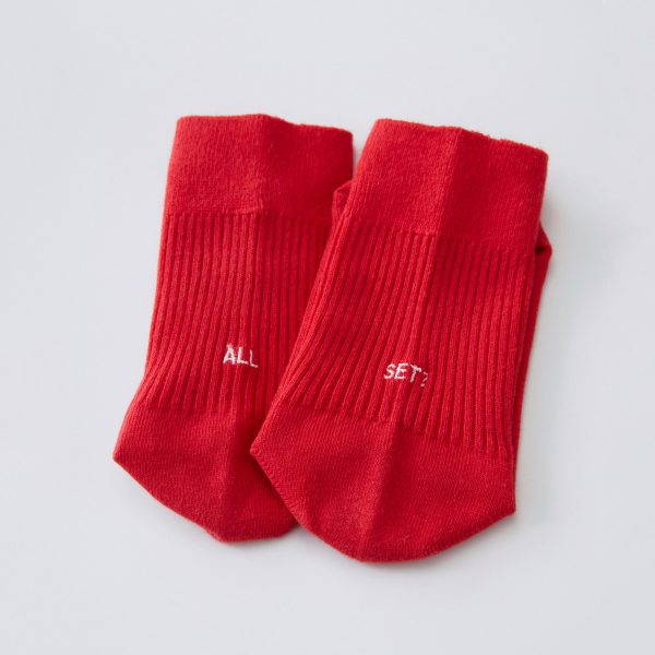 Boys & Girls Red Logo Socks Online Sale