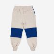 Boys & Girls Beige Logo Cotton Trousers For Discount