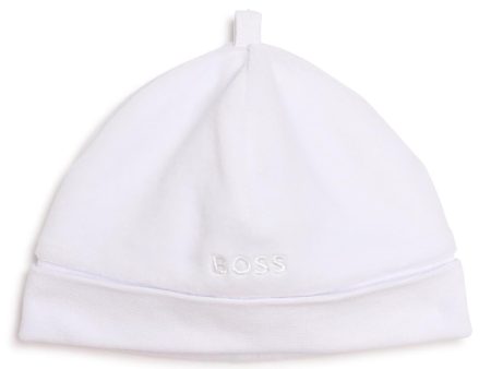 Baby Boys & Girls White Cotton Hat Hot on Sale