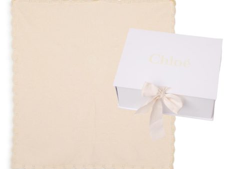 Baby Girls Beige Blanket(75x75cm) Online Sale