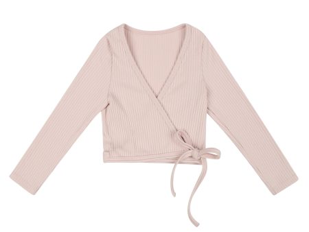 Girls Pink Ballet Cardigan For Discount