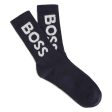 Boys Blue Logo Cotton Socks(2 Pack) Online Sale