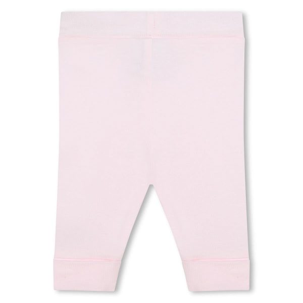 Baby Girls Pink Logo Leggings Cheap