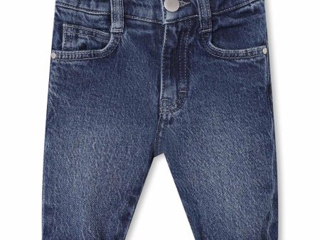 Baby Boys Blue Denim Trousers Cheap