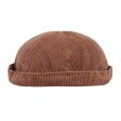 Boys & Girls Brown Corduroy Hat Discount