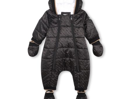 Baby Boys & Girls Black Padded Babysuit For Sale