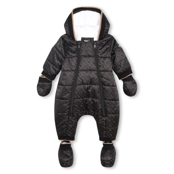 Baby Boys & Girls Black Padded Babysuit For Sale