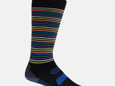 Boys & Girls Multicolor Stripes Snow Socks Cheap