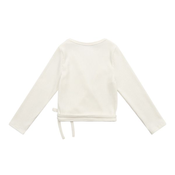 Girls White Ballet Cardigan For Discount