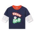 Baby Boys Blue Cotton T-Shirt Supply